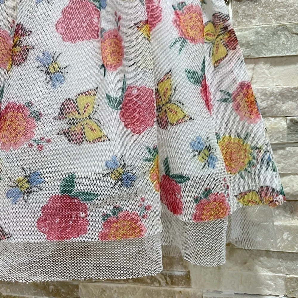 LITTLE Lass Queen Bee Overalls Skirt